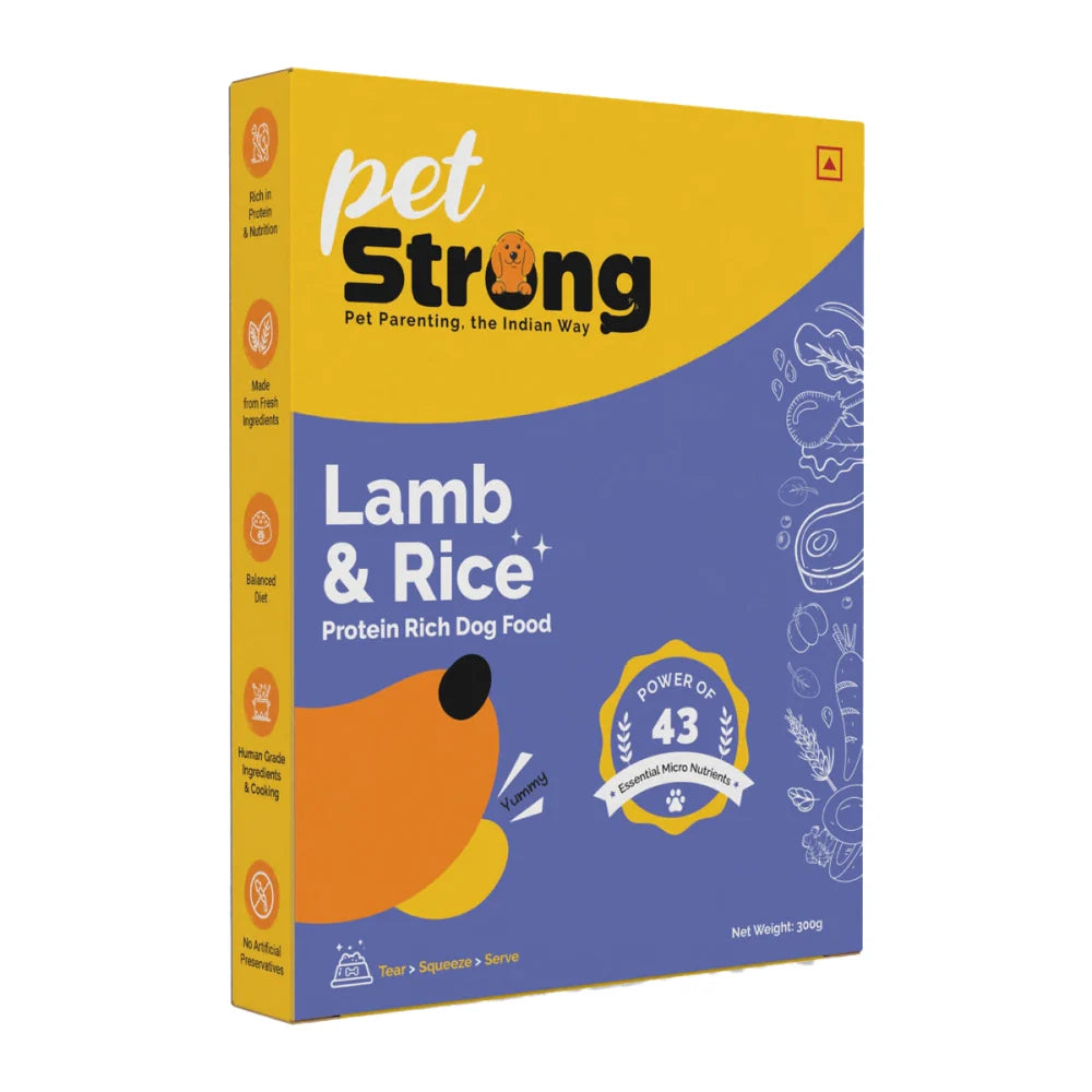 PetStrong Lamb and Rice Fresh Food for Dogs