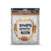 Bowlers Chewrope Donut Functional Dog Treat Toy