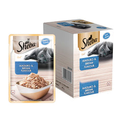 Sheba Maguro & Bream Fish Mix Premium Cat Wet Food