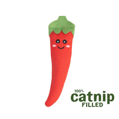 Talking Dog Club Red Chilli with 100% Catnip Toy for Cats (Red)