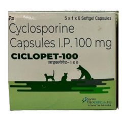 Corise Ciclopet 100mg Tablet (Cyclosporine) for Dogs and Cats
