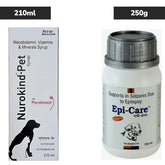 Mankind Nurokind Pet Syrup Multi Vitamin Supplement for Dogs & Cats (210ml) and Neo Kumfurt Epicare for Dogs (250ml) Combo
