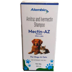 Alembic Mectin Az (Ivermectin & Amitraz) Shampoo for Dogs and Cats