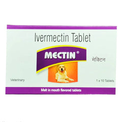 Alembic Mectin Tablet (Ivermectin) 10mg for Dogs and Cats