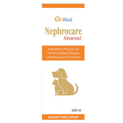Oriheal Nephrocare Advanced Syrup for Dogs and Cats 200ml