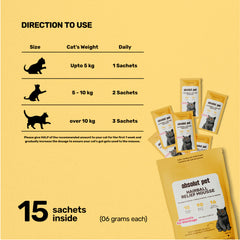 Absolut Pet Hair Ball Relief Creamy Supplement for Cat