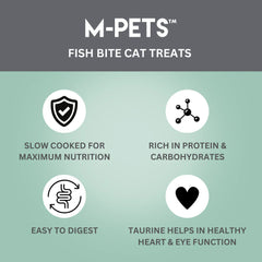 M PETS Fish Bite Treats for Cats