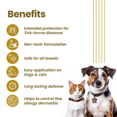 Vivaldis Vi-Fi Forte Spray (Fipronil) Tick & Flea Control for Dogs & Cats (100ml)