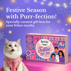 Bark Out Loud Festive Gift Box for Cats
