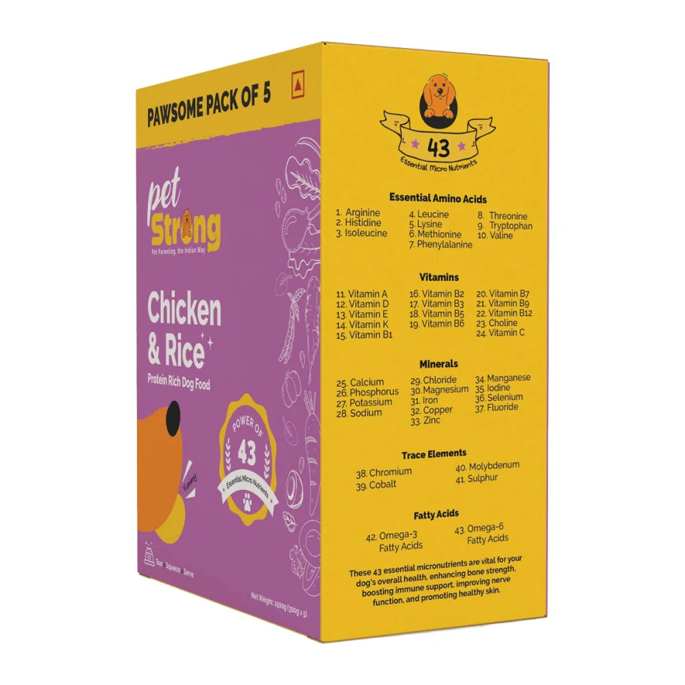 PetStrong Lamb and Blueberry Grain Free Fresh Food for Dogs