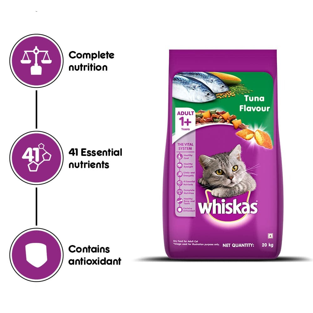 Whiskas Ocean Fish and Tuna Flavour Adult Cat Dry Food Combo