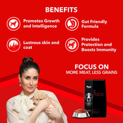 Drools Focus Super Premium Puppy Dog Dry Food | Corn & Wheat Free Formula