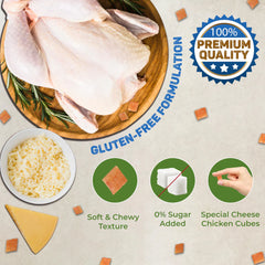 Trixie Premio Cheese Chicken Cubes and Duck Filet Bites Cat Treats Combo