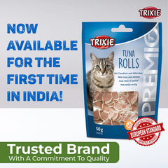 Trixie Premio Tuna Rolls and Chicken Creamy Cat Treat Combo