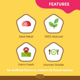 Dogfest Ostrich Medallions Dog Treats