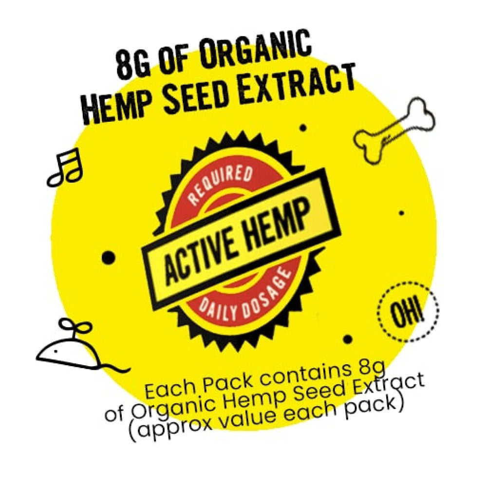 Healing Leaf Hemp Peanut Butter and Bark Out Loud Skin & Coat Hemp Chew Stix for Dogs and Cats Combo