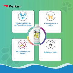 Petkin Liquid Oral Care Invisible formula for Pets