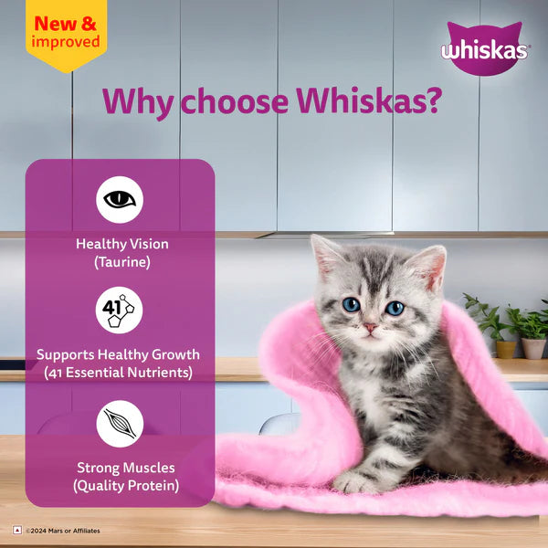 Whiskas Tuna in Jelly Kitten Cat Wet Food (80g)