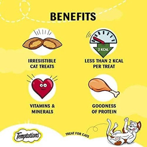 Me O Creamy Chicken & Liver and Temptations Tempting Tuna Flavor Cat Treats Combo