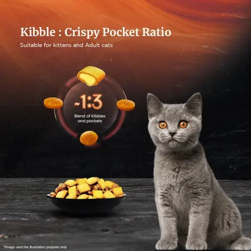 Sheba Chicken Flavour Irresistible All Life Stage Cat Dry Food