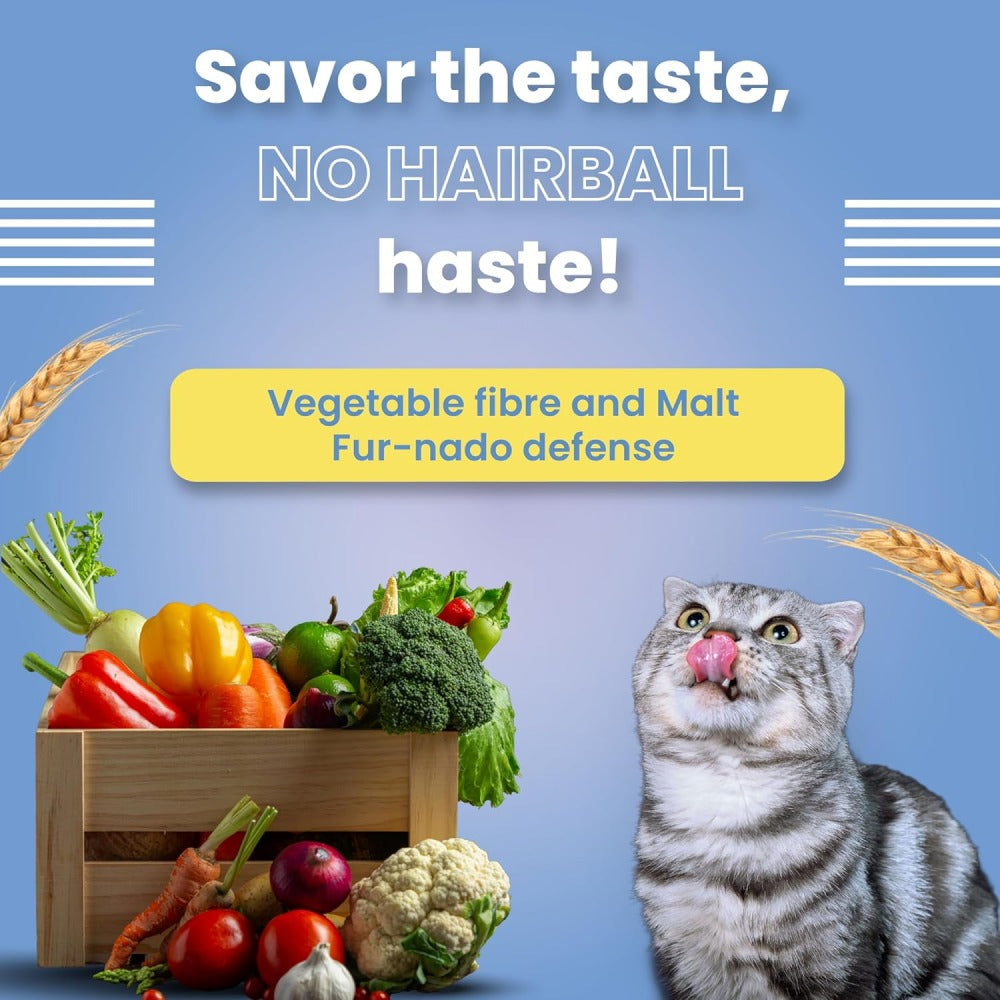 Bark Out Loud by Vivaldis Hairball Control and Sensitive Gut Pillow Cat Treats Combo