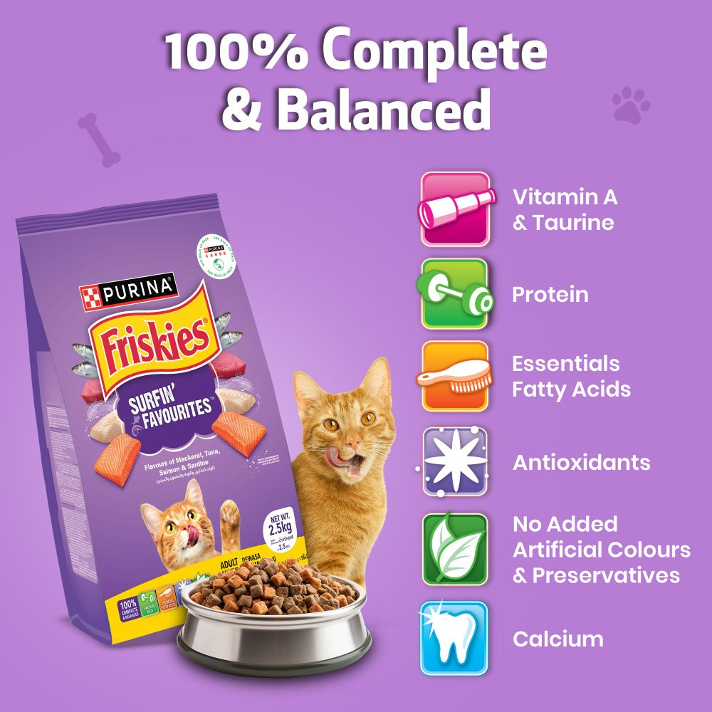 Friskies Surfin Cat Dry Food