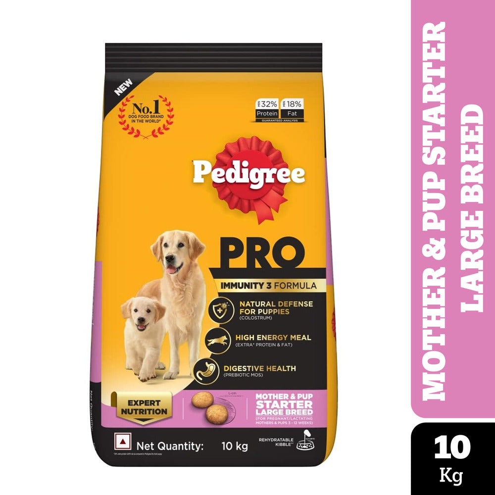 Pedigree PRO Expert Nutrition Lactating/Pregnant Mother & Puppy Starter(3 to 12 Weeks) Large Breed Dog Dry Food (Limited Shelf Life)
