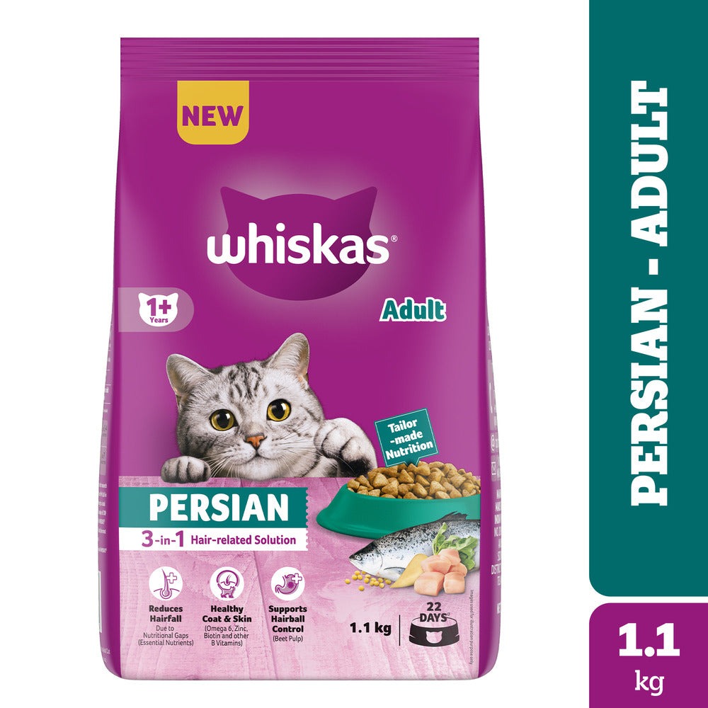 Whiskas Persian (1+ Years) Adult Cat Dry Food
