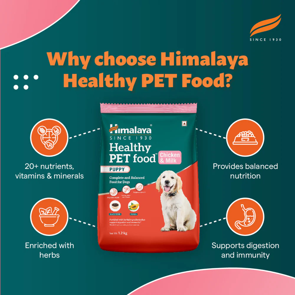 Himalaya Chicken & Milk Healthy Pet Puppy Dry Food