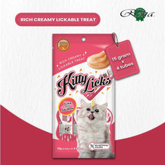 Kitty Licks Tuna and Tuna Salmon Cat Treats Combo