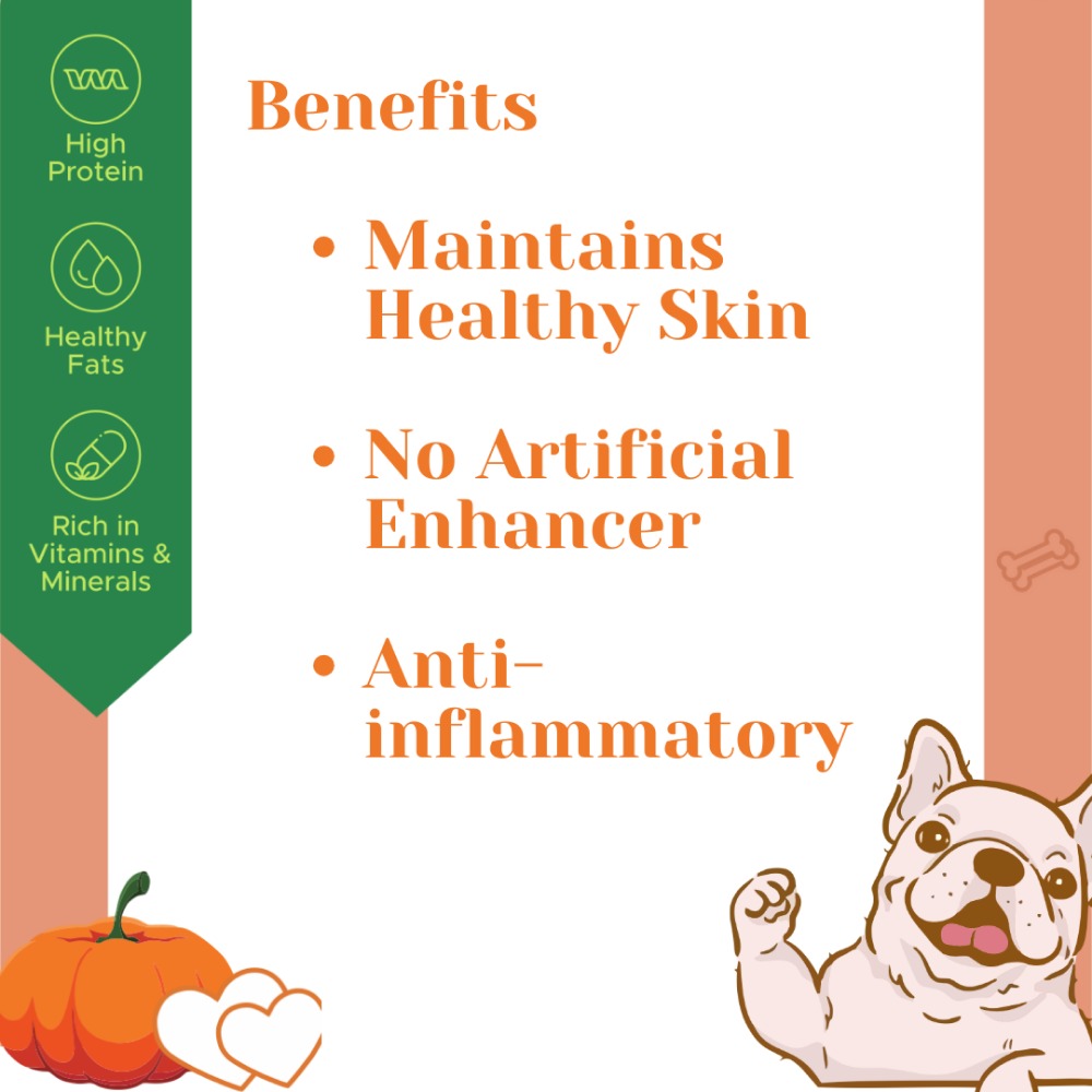Healing Leaf Hemp Pumpkin Dog Treats