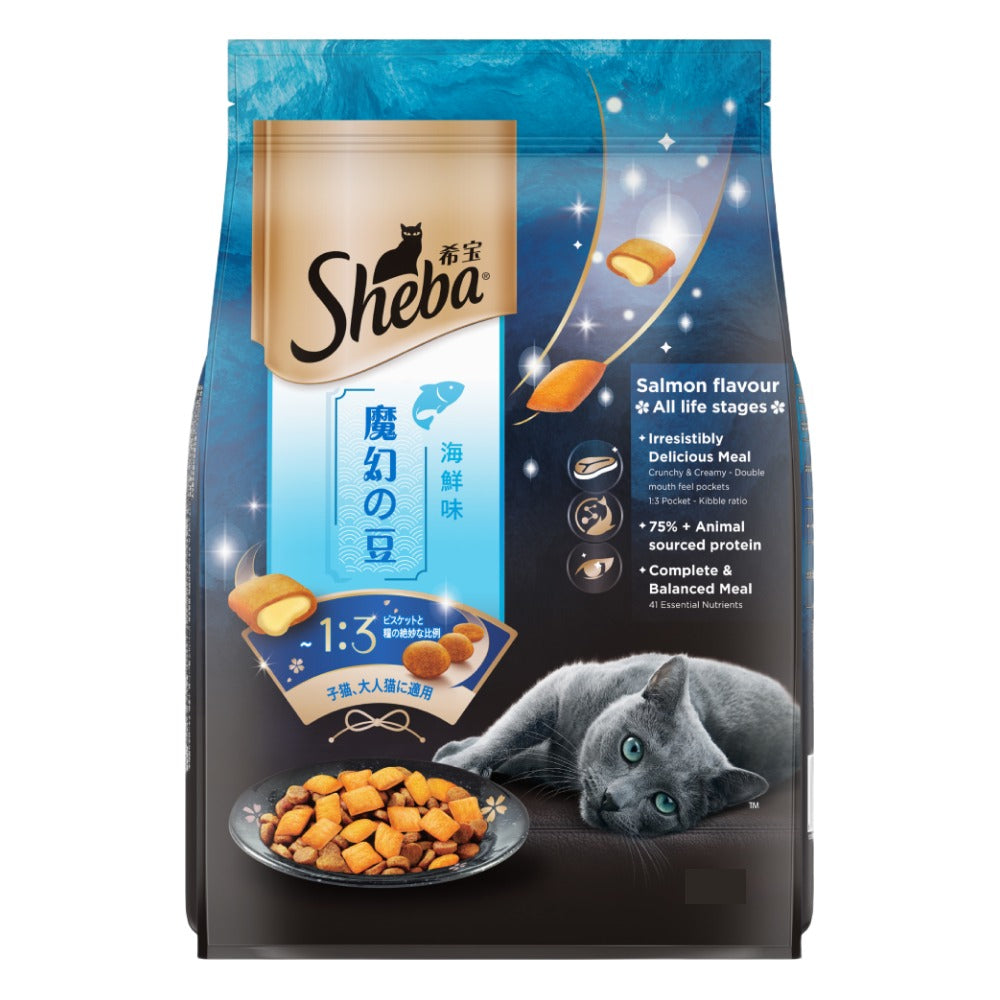 Sheba Salmon Flavour Irresistible All Life Stages Cat Dry Food