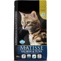 Farmina Matisse Salmon & Tuna and Chicken & Rice Adult Cat Dry Food Combo (10kg+10kg)