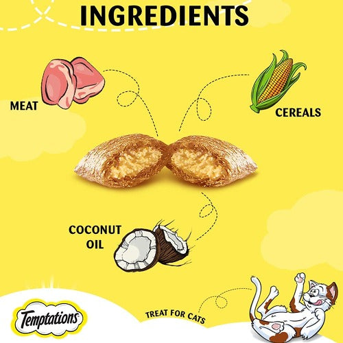 Me O Creamy Chicken & Liver and Temptations Tempting Tuna Flavor Cat Treats Combo
