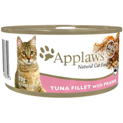 Applaws Tuna Fillet and Prawns Tinned Cat Wet Food (70g)
