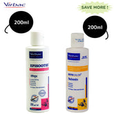 Virbac Episoothe Oatmeal Shampoo (200ml) and Ketochlor Shampoo (200ml) Combo