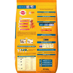 Pedigree Chicken and Vegetables Dry and Chicken and Liver Chunks in Gravy Wet Adult Dog Food Combo