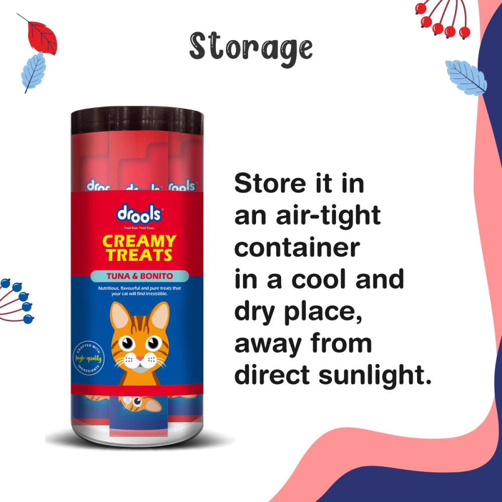Drools Real Chicken and Tuna & Bunito Creamy Cat Treats Combo