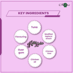 Kitty Licks Tuna Salmon and Chicken Liver Cat Treats Combo