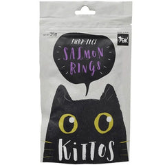 Kittos Purr Fect Tuna Jerky Strips and Salmon Rings Cat Treats Combo