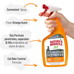 Nature’s Miracle Orange Oxy Stain and Odor Remover for Cats