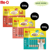Me O Creamy Crab, Salmon and Bonito Cat Treat Combo