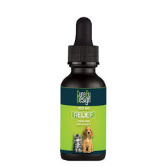Cure By Design 500mg CBD Relief Oil for Dogs and Cats