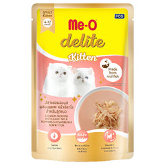 Me O Delite Salmon Moose Gravy Kitten Wet Food