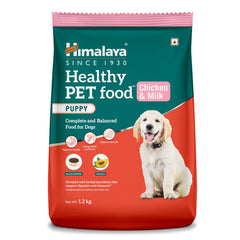 Himalaya Chicken & Milk Healthy Dry Food and Chicken Healthy Treats Puppy Combo