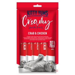Kitty Yums Tuna & Bonito, Crab & Chicken and Salmon & Skipjack Creamy Cat Treats Combo