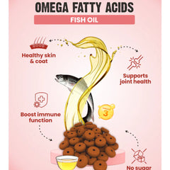 Bark Out Loud Chicken Rings Soft Chews Dog Treats