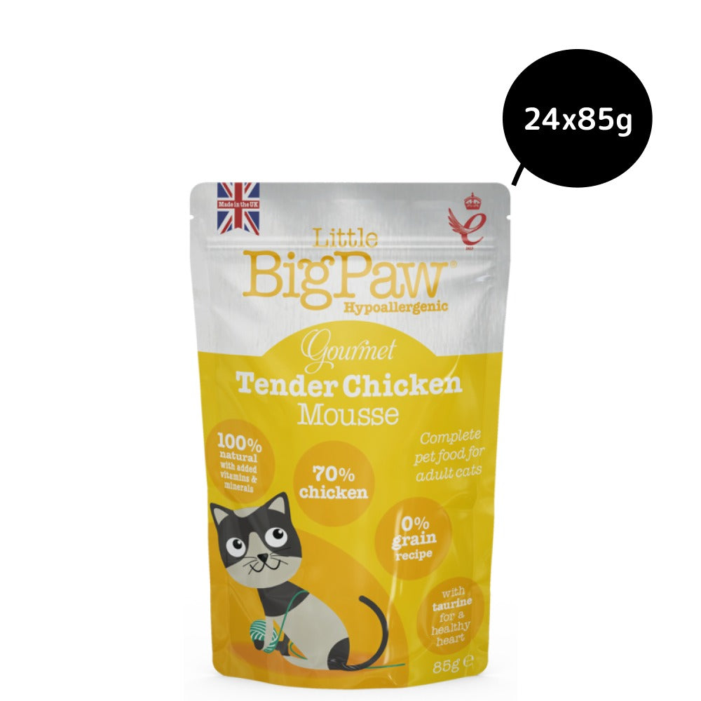 Little Big Paw Tender Chicken Mousse Cat Wet Food