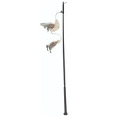 Trixie Teaser with Plastic & Fabric Fish Catnip Toy for Cats