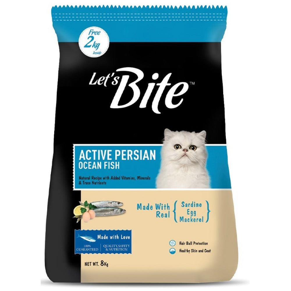 Let's Bite Active Persian Ocean Fish Cat Dry Food